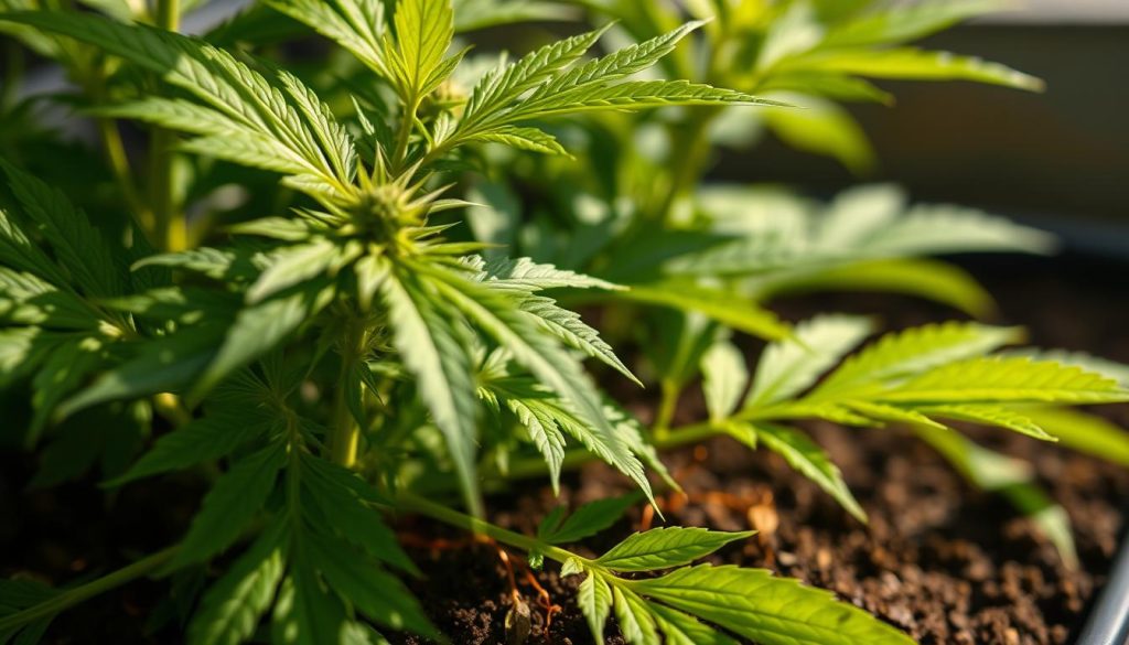 Cannabis Pflanzenpflege nach Septoria-Behandlung